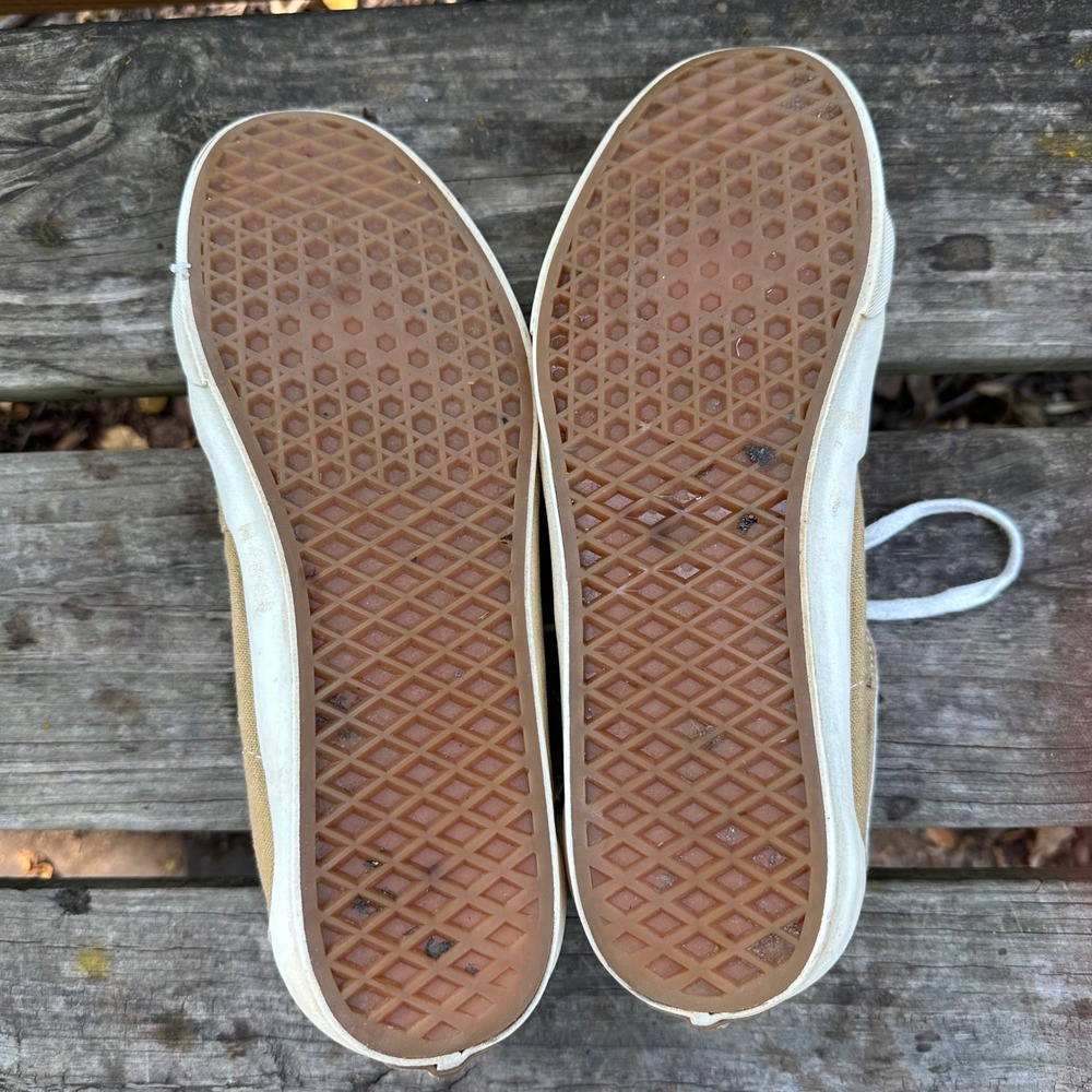 Vans Sk8-Hi Tapered Eco‎ Theory  Peace Leaf Mustard High Top Sneakers Men's 11.5 - Picture 7 of 9
